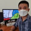 Khẩu trang vải kháng khuẩn 4D in logo Áo Động Lực silicon cao cấp