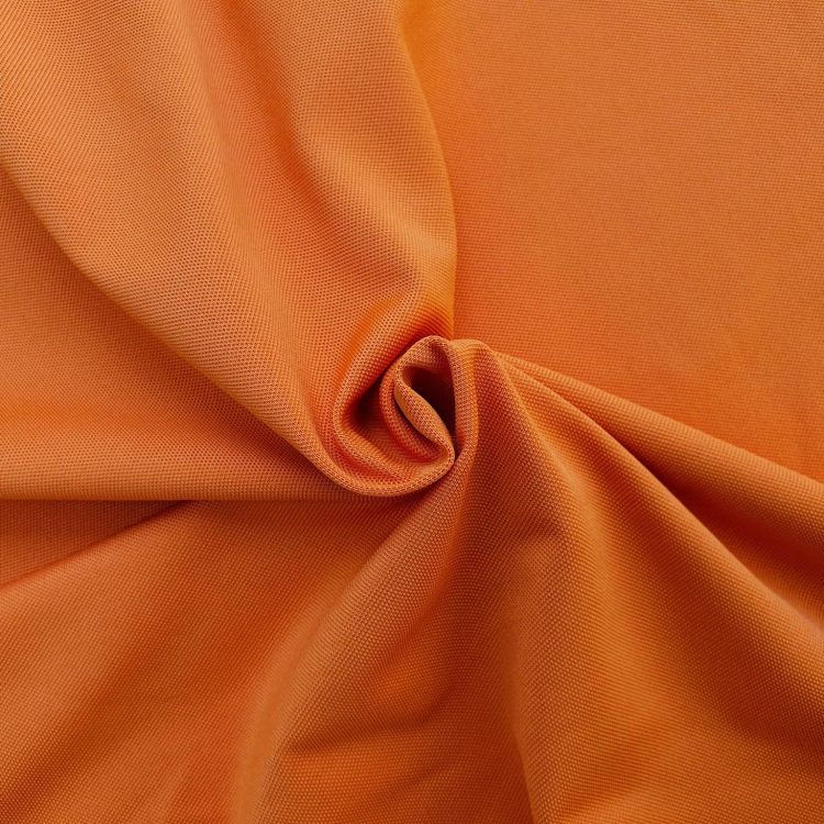 Chất vải áo thun polo phối sọc màu cam