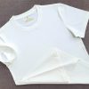 Áo thun cổ tròn trắng - ao dong luc Áo thun cổ tròn ngắn tay cotton cao cấp màu trắng