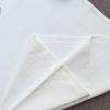 Áo thun cổ tròn trắng - ao dong luc Chi tiết vạt áo áo thun cổ tròn ngắn tay cotton cao cấp màu trắng