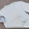 Áo thun cổ tròn ngắn tay cotton cao cấp màu xám tiêu
