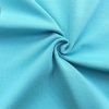 Chất vải áo thun cổ tròn ngắn tay cotton cao cấp màu xanh thiên thanh