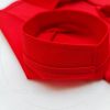 áo thun polo, áo thun trơn, áo cổ trụ, cổ bẻ, áo phông Chi tiết bo tay áo thun cổ trụ polo bo trơn cá sấu lạnh màu đỏ tươi