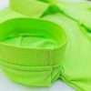 Chi tiết bo tay áo thun cổ trụ polo bo trơn cá sấu lạnh xanh chuối