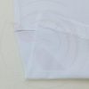 áo thun trơn, oversize, cổ tròn, tay lỡ, bo ríp, đen, Chi tiết đường may áo thun cổ tròn tay lỡ cotton oversize màu trắng