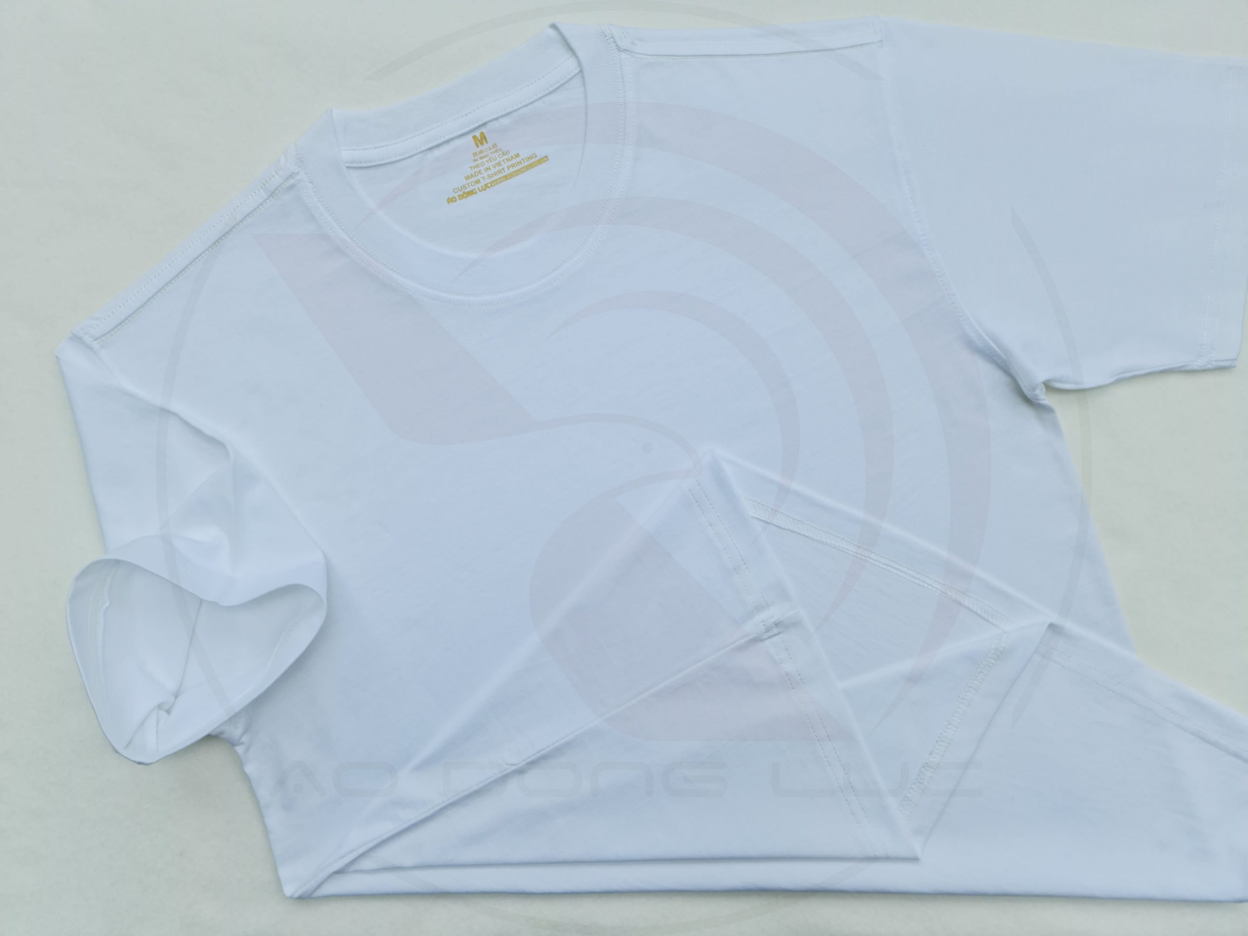 áo thun trơn, oversize, cổ tròn, tay lỡ, bo ríp, đen, Áo thun cổ tròn tay lỡ form rộng oversize màu trắng