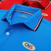 Đồng phục áo thun polo bo sọc in kỹ thuật số logo