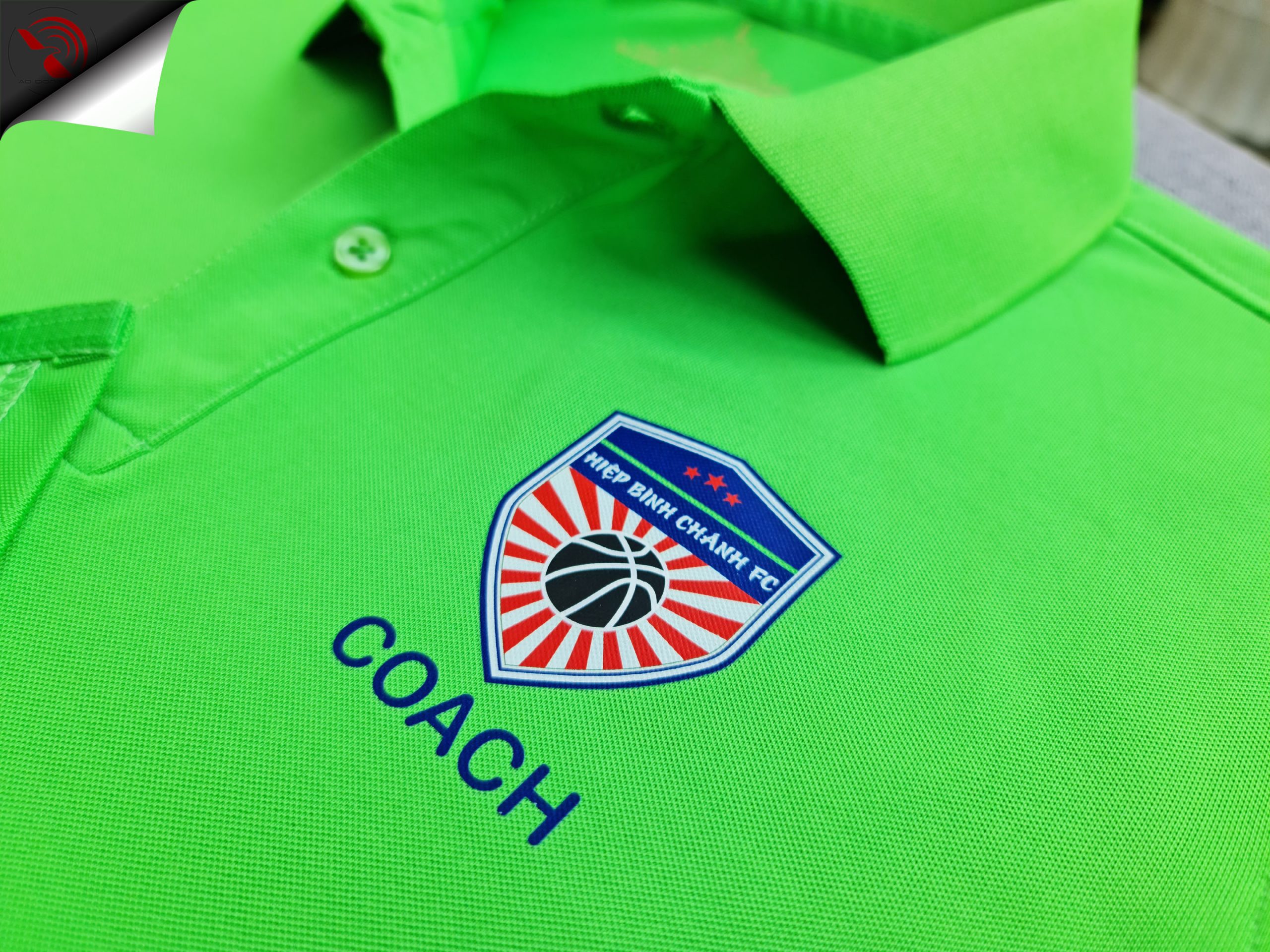 Hình in kỹ thuật số áo thun đồng phục polo theo yêu cầu