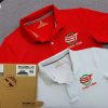 Đồng phục áo thun polo bo trơn thêu logo