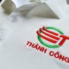 Thêu vi tính logo áo thun đồng phục theo yêu cầu